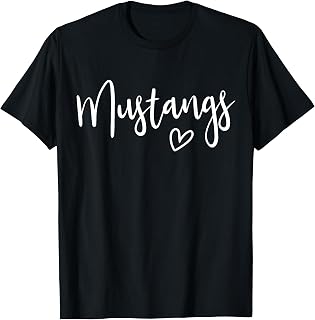 Mustangs School Mustangs Sports Team Women's Mustangs T-Shirt