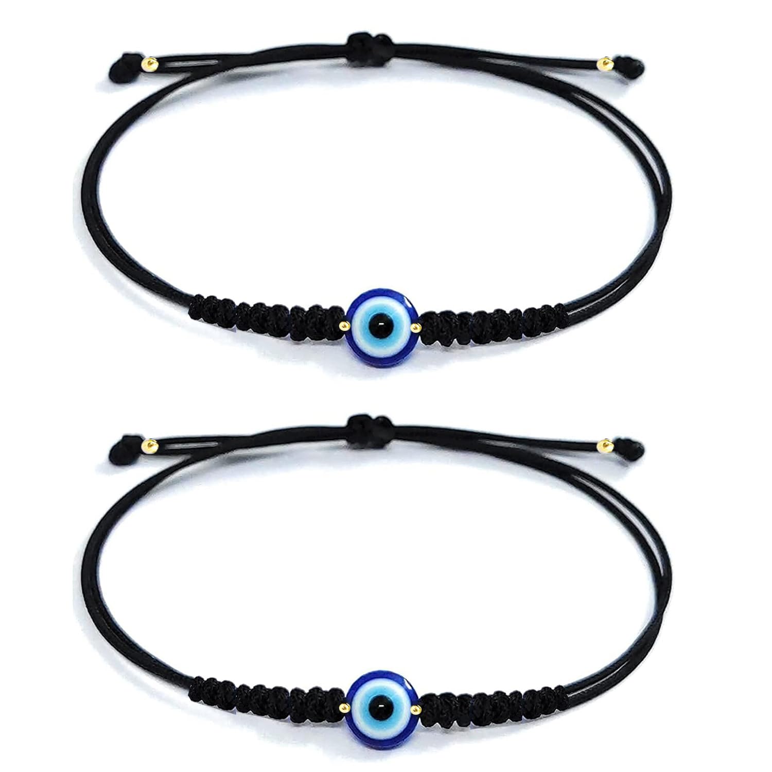 Okos Fashion | Evil Eye Anklet Combo for Girls and Women | Pack of 2 Anklets | Birthday Anniversary Gift for Loved Ones | Adjustable Nazariya/Nazar Battu Cotton Thread Adjustable Anklet (B0C9DK7MP4) Amazon Price History, Amazon Price Tracker