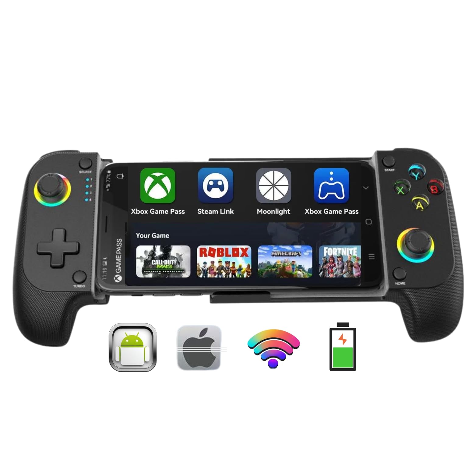 Amazon.co.jp: スマホ コントローラー ワイヤレス接続 IOS/Android/PC