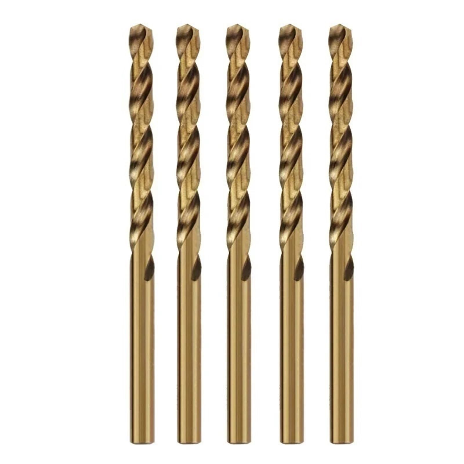 Wiertła spiralne, Wiertła kręte Cobalt M35 HSS 1-13 mm 10 szt. do metalu Żeliwo ze stali nierdzewnej