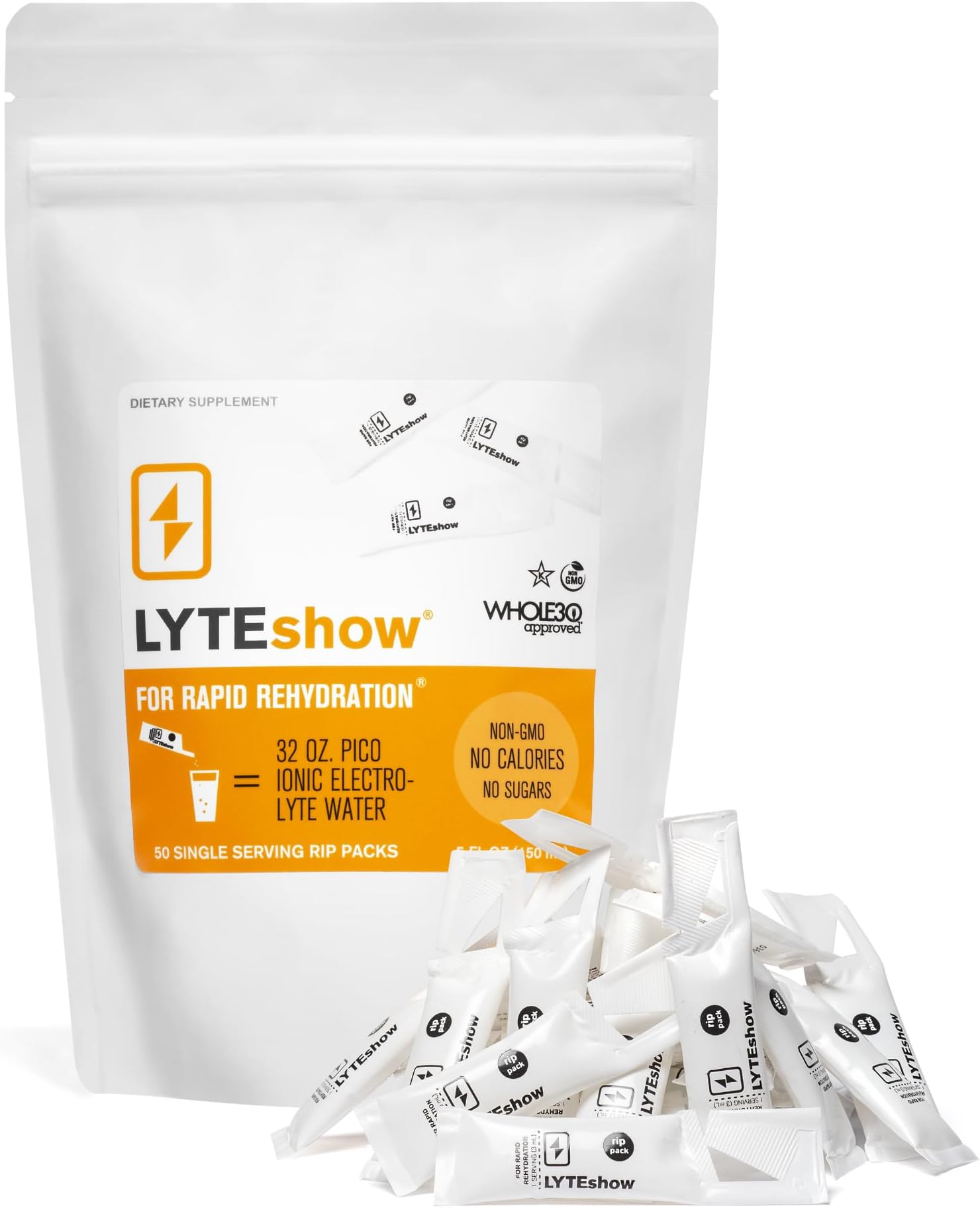 Electrolyte Drops for Water - Sugar-Free for Hydration and Immune Support - 50 Single Servings - Keto Friendly - Zinc and Magnesium for Rapid Rehydration