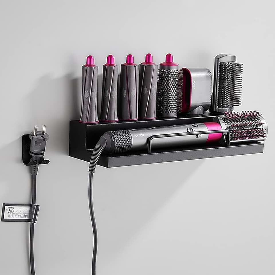 Storage Holder for Dyson Airwrap Curling Iron styler Wall Mo