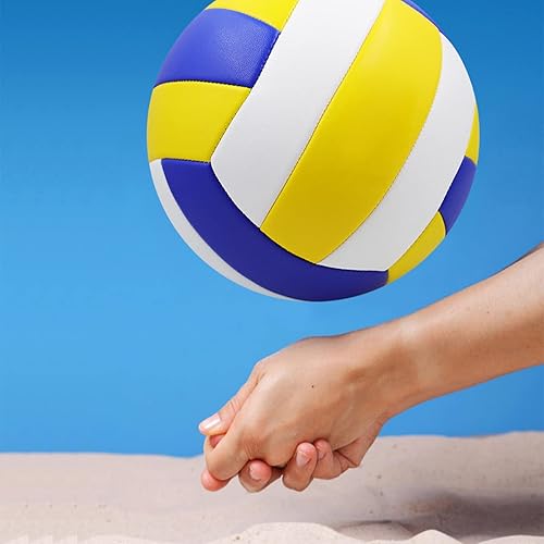 Miniatura 6 de ABAJI Voleibol Tamaño Oficial Superficie Suave Práctica de Entrenamiento Interior Exterior Regalo para Niños Viene con Aguja de Bomba