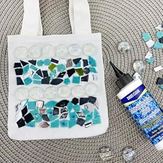 OOTDATR Mosaic Glue, 2 Pack 60ml Waterproof Adhesive for DIY Crafts – Non-Toxic, Clear Drying, No Drip, for Glass, Ceramic, Wood, Plastic, Indoor & Outdoor Use (60ML+60ML)