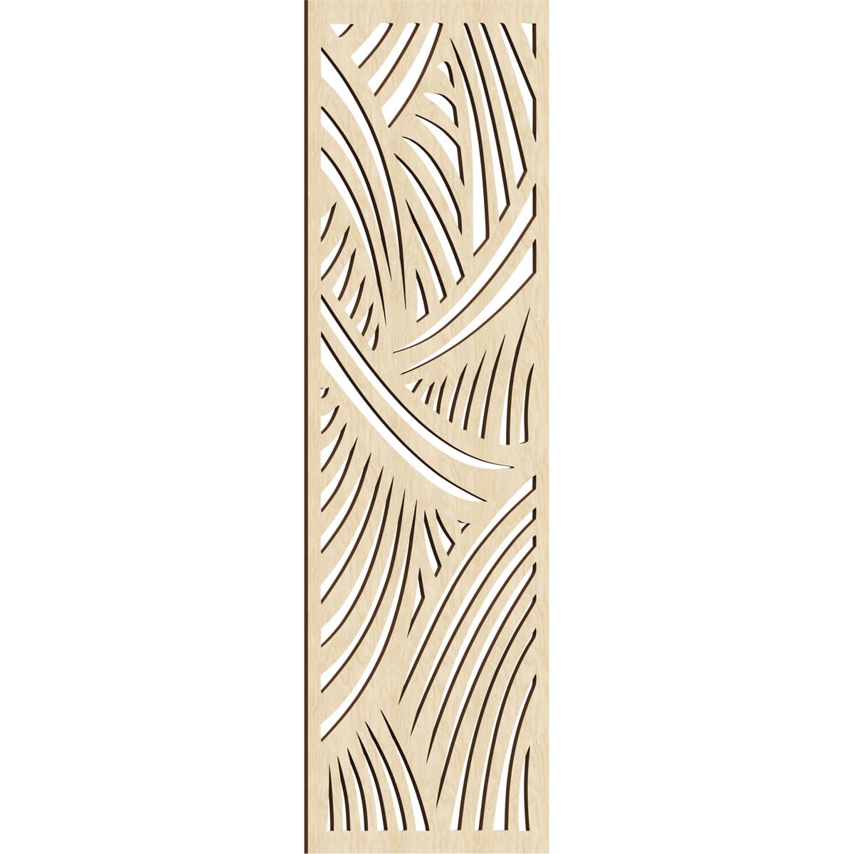 Chester Decorative Pierced Fretwork Wood Wall Panels, 31 3/8"W x 79 3/8"H x 3/8"T, Birch