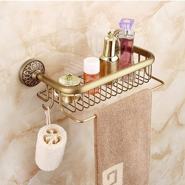 EKBBBYE Shower Caddy Shower Storage Rack Shampoo Bath Towel Tray Home Bathroom Shelves Single Tier Accessories Bathroom Organizer