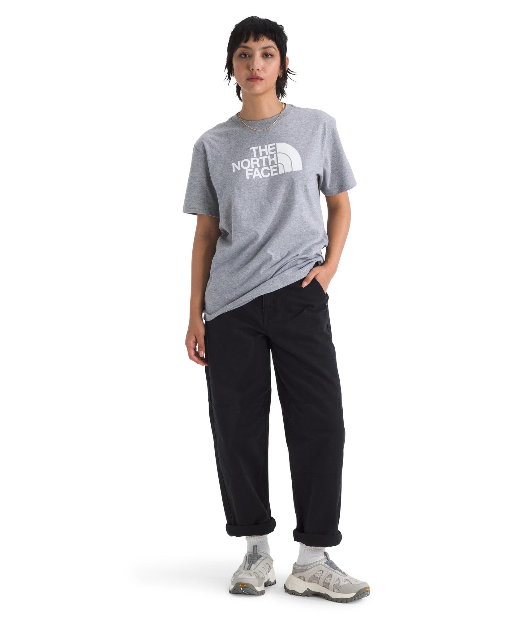 The North Face Core Half Dome Short-Sleeve tee | Regular Fit Cotton Shirt with Graphic Design & Ribbed Collar S/S Core Half Dome tee Hombre (Pack de 1)