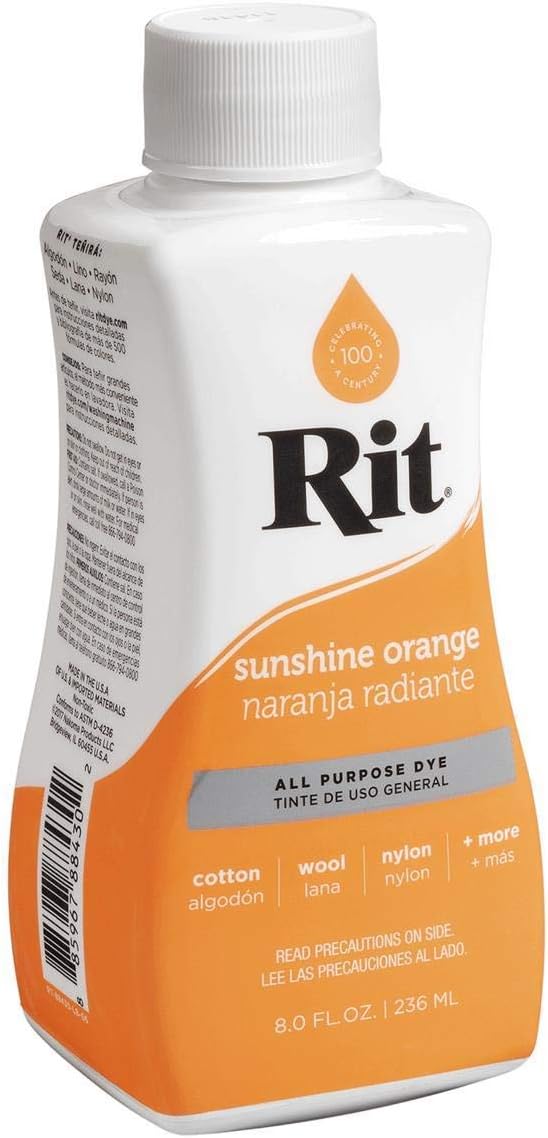 Impex Rit All Purpose Liquid Dye 236ml - Sunshine Orange