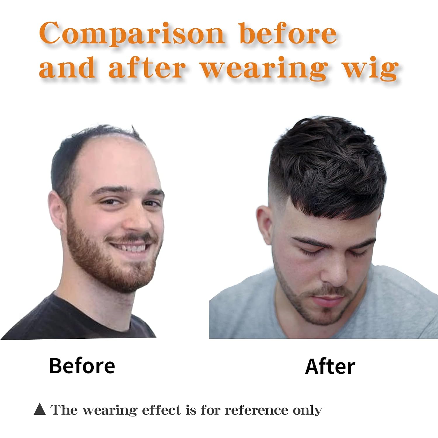 Hair Toupee for Men Clip in Crown Topper Hair Extensions Mens Hair Piece for Hairline Loss Covering White Loss Hair Toupee Wig Short Hair Toppers for Men Natural Black