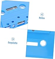 Vista 3 de Centro de mesa de fiesta de música, decoración de cinta de casete retro, cintas de casete en blanco para bricolaje