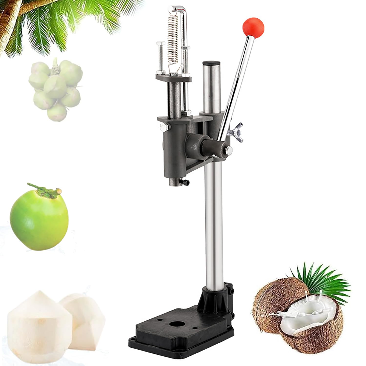 Ouvre-couvercle manuel en noix de coco pour une ouverture sans effort