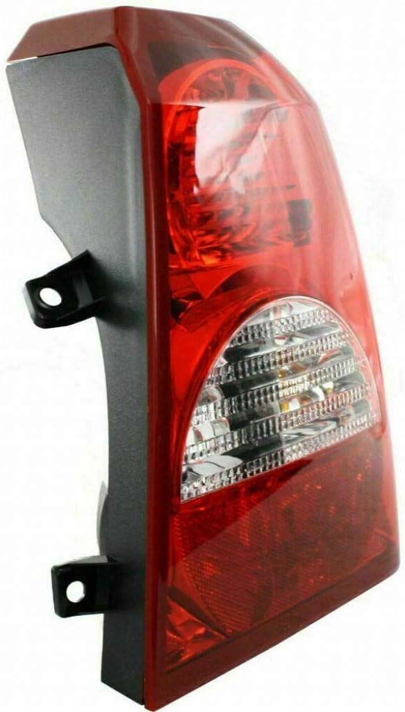 CarLights360 For Dodge Caliber Tail Light Assembly 2008 09 10 11 2012 Passenger Side w/Bulbs DOT Certified For CH2801185 | 5160360AA