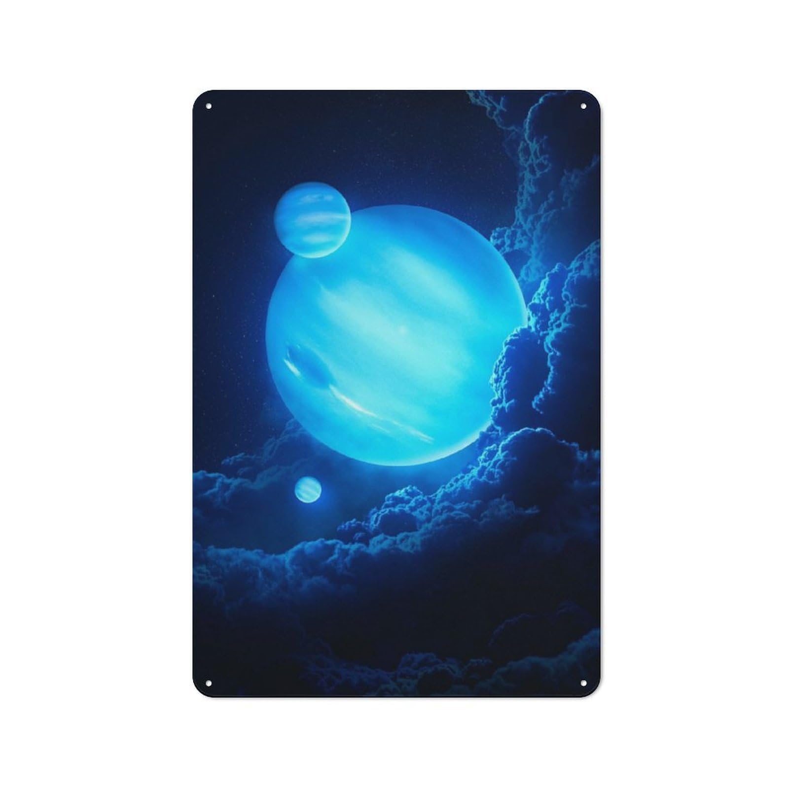 Junmoney Neptune Dream Vintage Metal Plaque 30X20cm For Man Cave Or Games Room, For An Autumn Update To Man Cave And Games Room