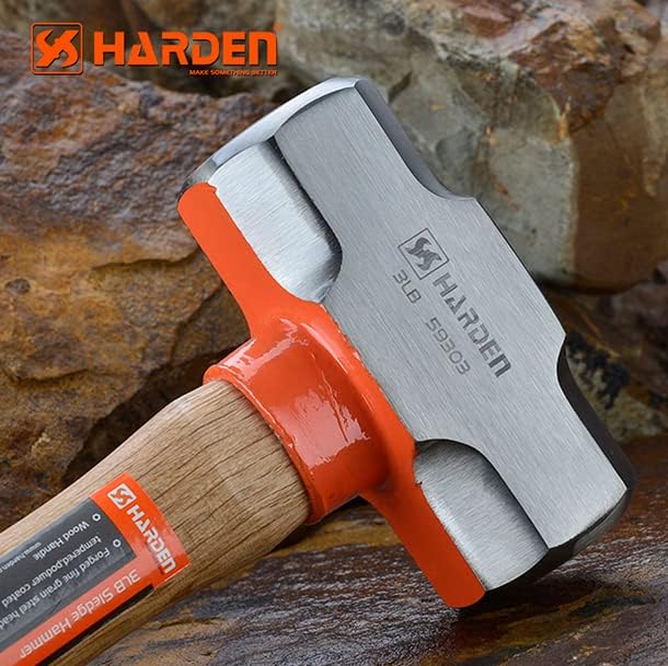 Harden 1.5kg Sledge Hammer Wood Handle 590303, Multicolor - Image 5