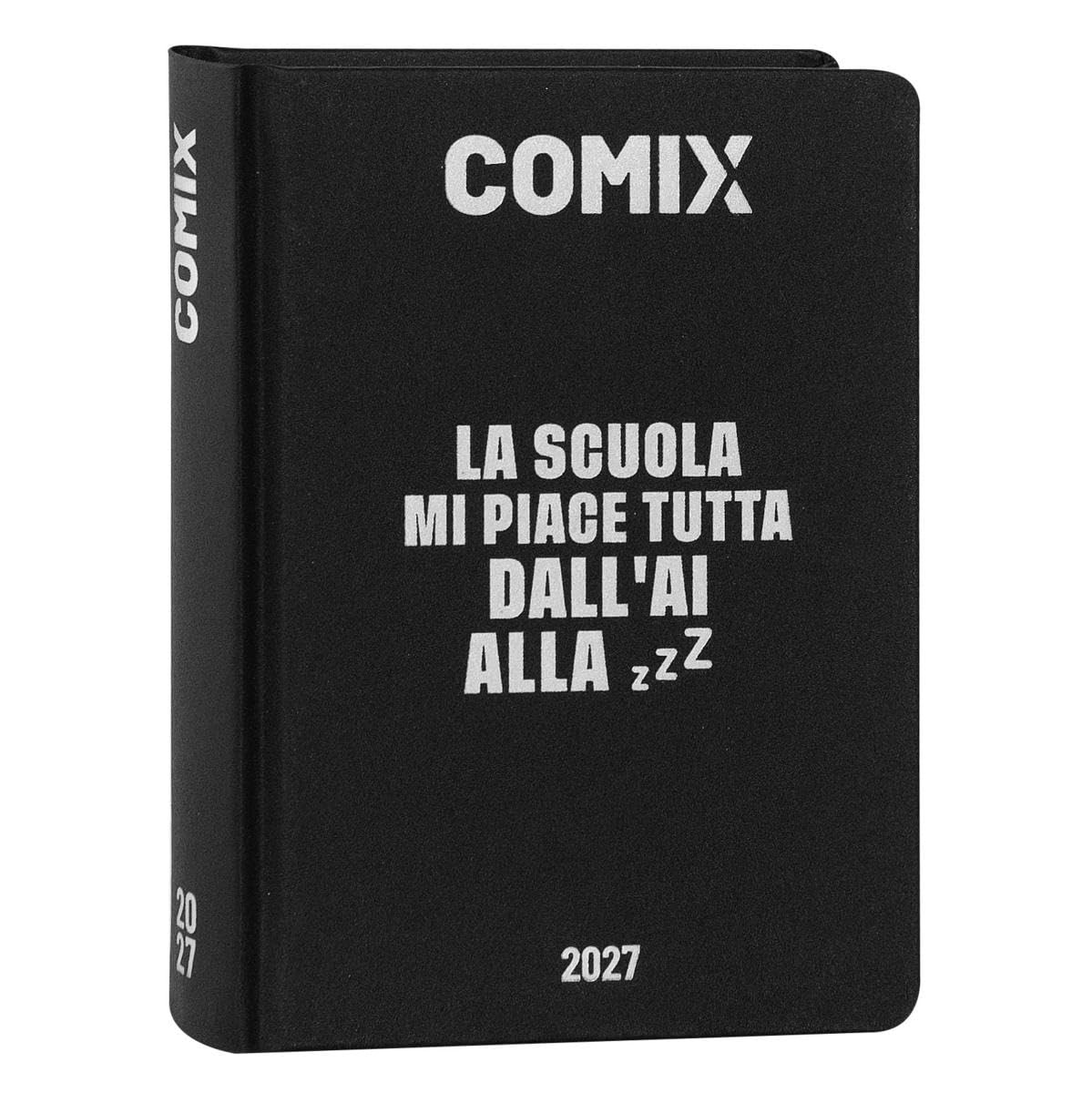 COMIX - 2027 16 Month Daily Diary, Hardcover, 576 Pages with Graphics and Comics, Ideal for Boys and Girls, 5 x 7 Inches