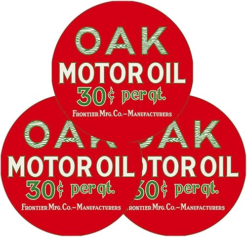 Miniatura 223 de Brotherhood Letrero de gas vintage de reproducción de letreros de metal vintage, letrero redondo de metal para garaje y hogar, 8 pulgadas de Nourse