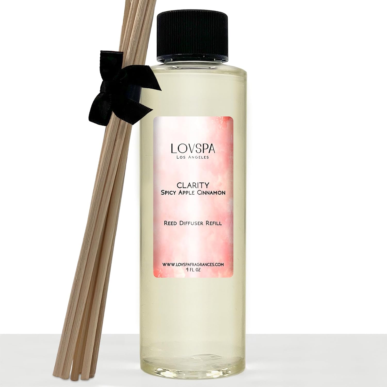 Clarity Spicy Apple Diffuser Oil - Fall Essential Oils for Diffuser Refill & Air Freshener Room Spray - Long-Lasting & Natural Home Fragrance, Scented Oil for Diffusers, USA Made, 4oz