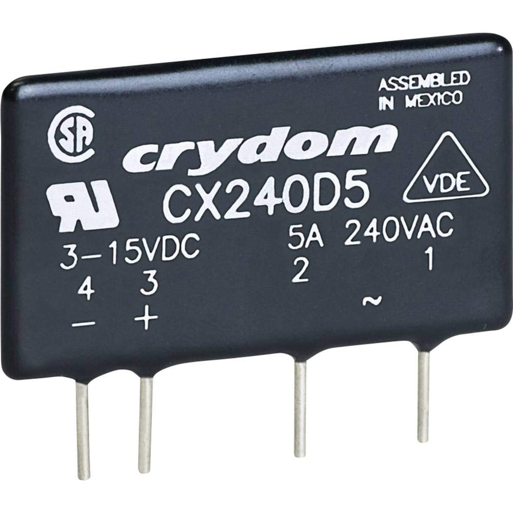 Crydom Halbleiterrelais CX240D5R 5A Schaltspannung (max.): 280 V/AC Sofortschaltend 1 pc(s)