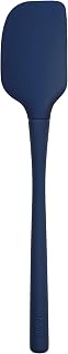 Tovolo Flex-Core All Silicone Spatula, Tapered Silicone Edge for Scraping, Ergonomic Handle, Heat-Resistant Rubber Spatula, BPA-Free & Dishwasher Safe Baking Tool & Kitchen Utensil