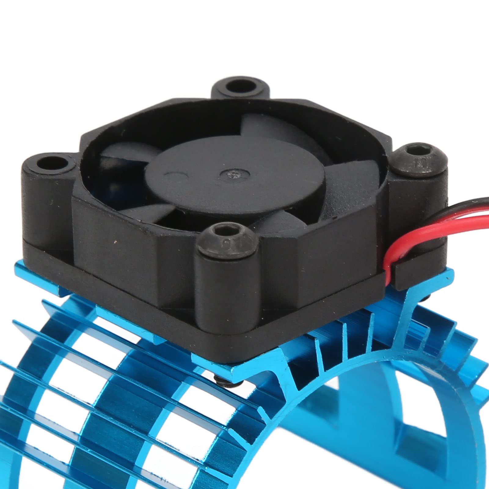 Zestaw radiatorów do samochodu RC Uchwyt silnika ze stopu aluminium z radiatorem na płycie dolnej (Black)