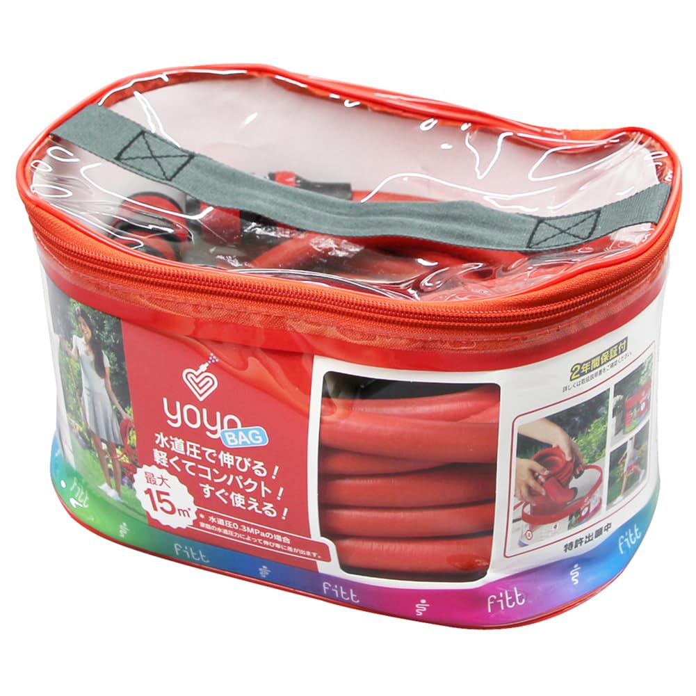 Amazon | トヨックス(TOYOX) 水道圧で伸びる散水ホース YOYO BAG 10m