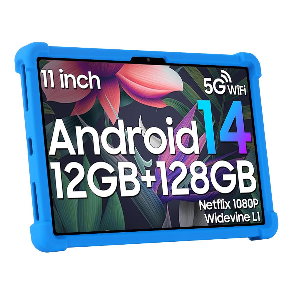 Hoozee Custodia Con Tastiera Per TABWEE W90 / DOOGEE U11-V – 2 In 1 Per Tablet 9-11 Pollici, Blu Navy