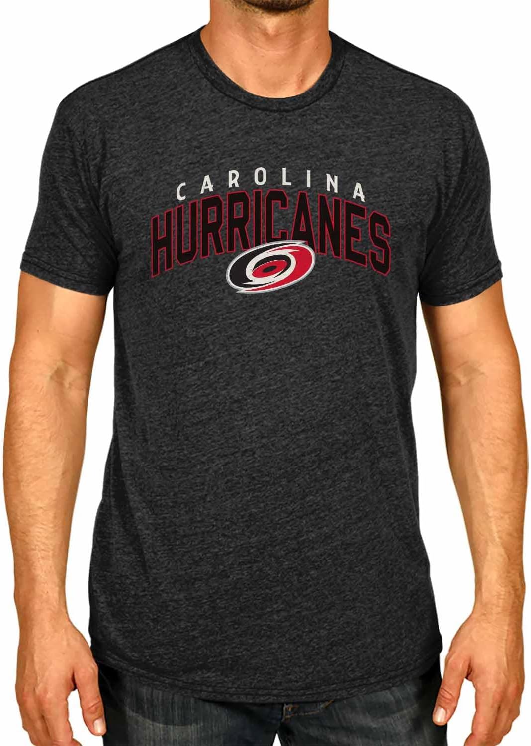 NHL Adult Powerplay Heathered Unisex T-Shirt - 100% Cotton - Tagless and Comfortable