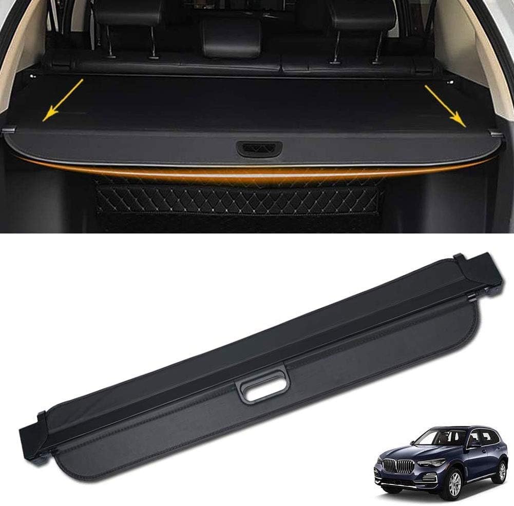 Bandeja de maletero para BMW X5 E70 y F15 de 2006 a 2018, estante trasero de seguridad
