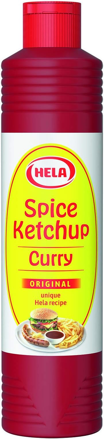 HELA German Mild Spice Ketchup Bratwurst Currywurst Sauce Large Bottle Red, Original, 800 ml