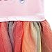JoJo Siwa Girls' Little Rather Be Dancing Tutu Dress with Tulle Skirt, lightpink/Rainbow, SM-6/6x