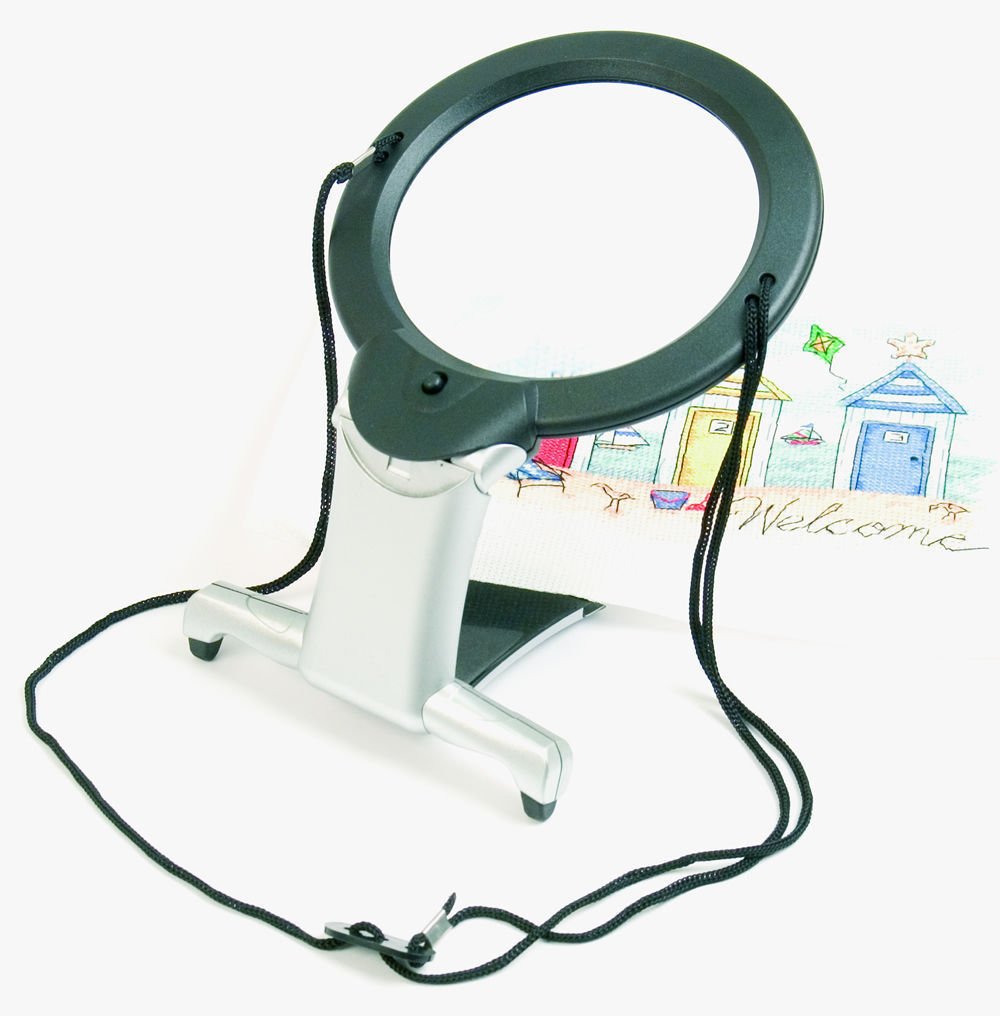 2-In-1 Illuminated Hands Free Magnifier