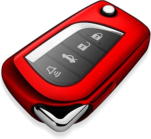 Miniatura 6 de Tukellen Funda para llavero Toyota, funda protectora especial de TPU suave compatible con llave inteligente Camry SELE 2018-2020, RAV4 SE, Corolla