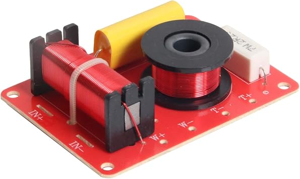 130W Speaker Crossover 2 Way High-Low 8 Ohm Frequency Divider for 6 Inch Speaker