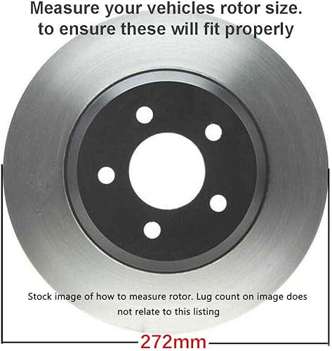 Miniatura 3 de Detroit Axle - Kit de freno trasero para Audi A3 Quattro Sportback e-tron Volkswagen E-Golf, 10.70'' pulgadas Rotores de freno de disco perforados y