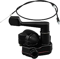 Vista 1 de 22mm 7/8'' Metal Thumb Throttle Cable Accelerator Handle Assembly, Replacement for TaoTao Pit Bike ATV Quad Go Kart 250cc 125cc 110cc 90cc 70cc 50cc