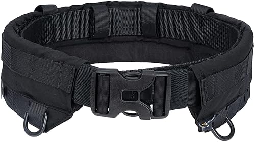Miniatura 2 de IDOGEAR Cinturón táctico MOLLE cinturón militar modular Rigger's Belt Cinturón de combate ajustable con cinturón interior y cinturón exterior Set