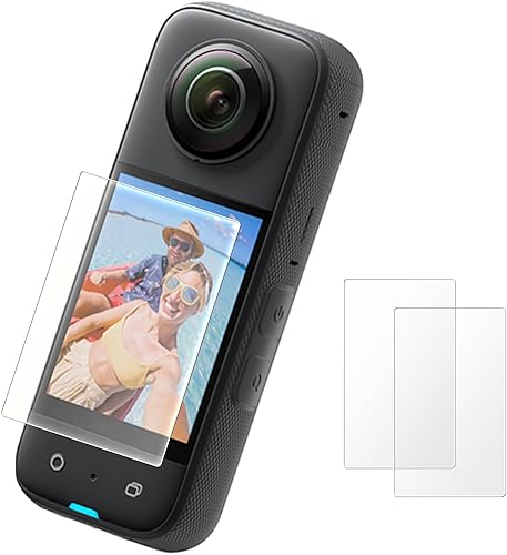 Miniatura 10 de X4 AIR Premium Lens Guards & 360x4 air Screen Protector for Insta360 X4 air accessories Outdoor Adventures,10H Optical Tempered Glass, 98%