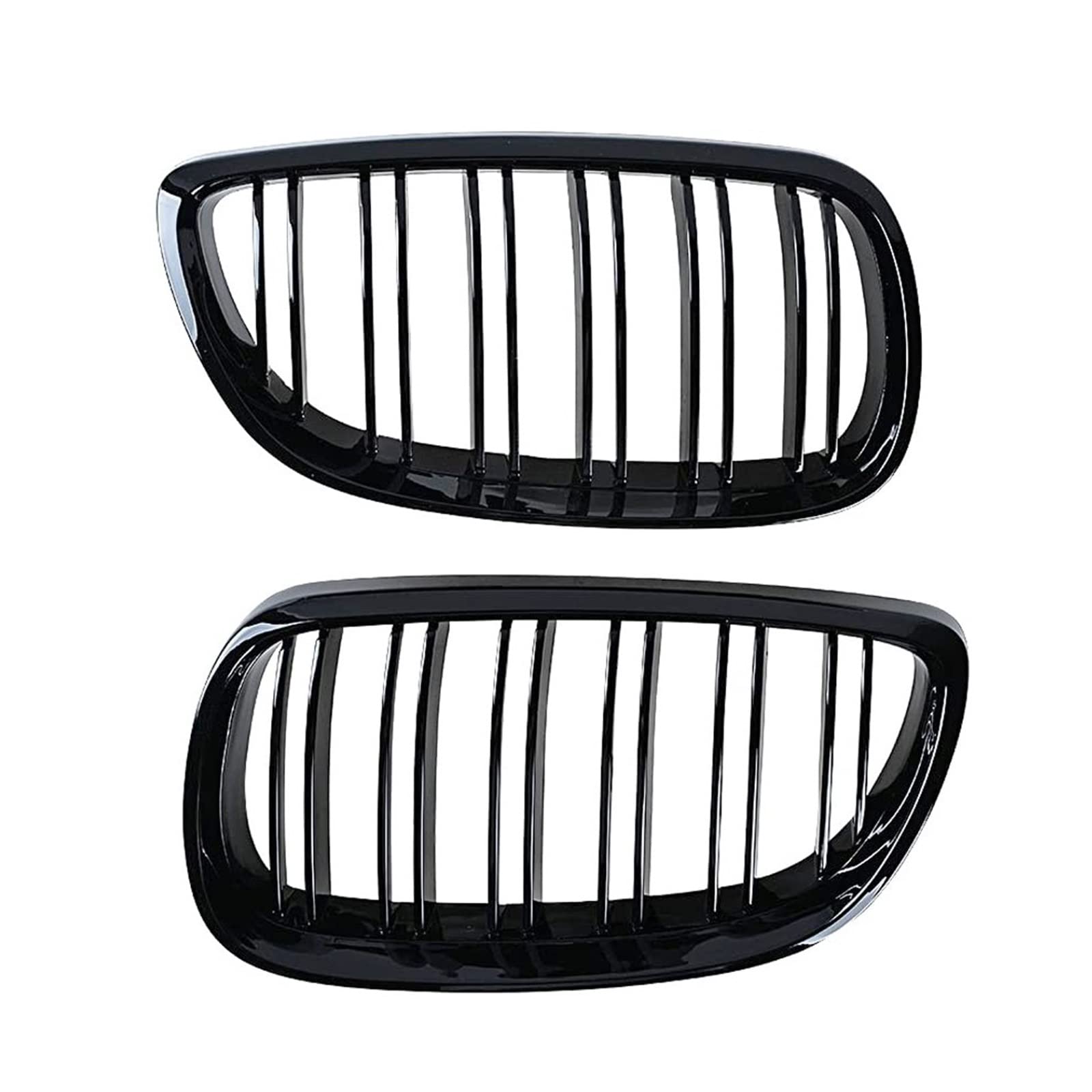 Rejillas de carreras de riñón en negro brillante para parachoques E92 E93 8