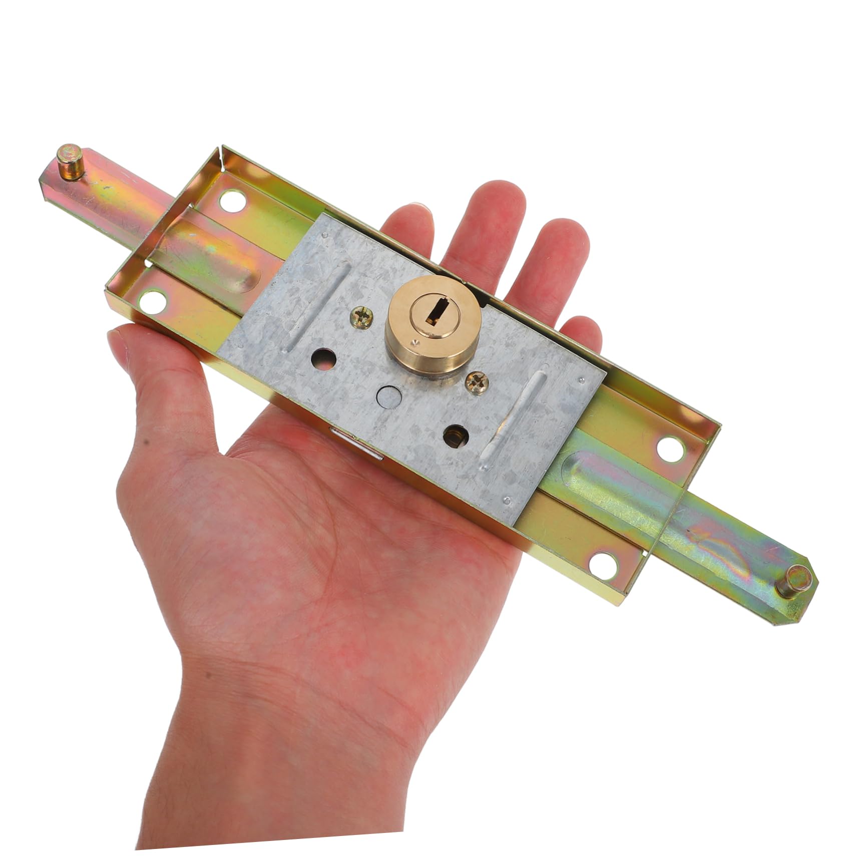 Artibetter 4pezzi Serratura Per Garage Set Serrature Scorrevoli Con Chiavi Per e Avanzata Facile Usare