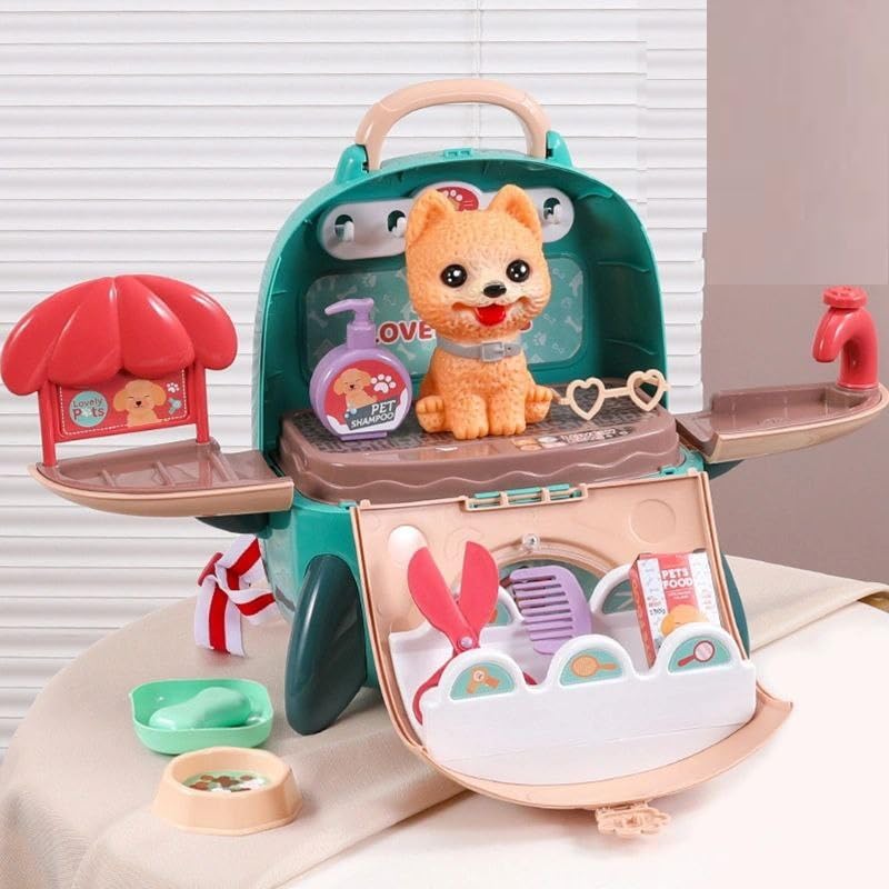 KELLY MILLER Playset Dog Veterinarian Toy Cat Care Toy ,Bathroom Healthcare clening , (Multi Color/Models Color Available as per Stock) (B0CXQ42JGN) Amazon Price History, Amazon Price Tracker