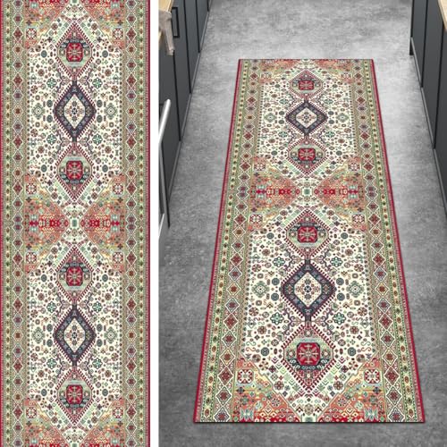 Alfombra de pasillo antideslizante y lavable para evitar resbalones 2