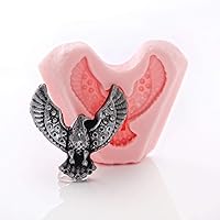Vista 3 de Eagle - Molde de silicona para alimentos, fondant, chocolate, caramelo, resina, polímero de arcilla
