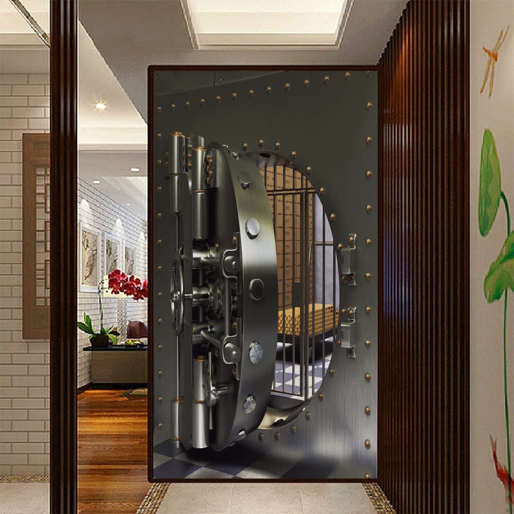 Stickers De Porte Autocollants De Porte 3D Éléphant Animal Auto-Adhésif Imperméable Amovible Wc