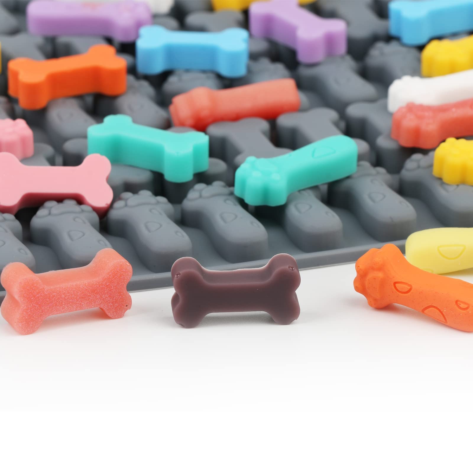 Moule Silicone Chien Forme De Coeur 2,5cm, Tapis De Cuisson Silicone