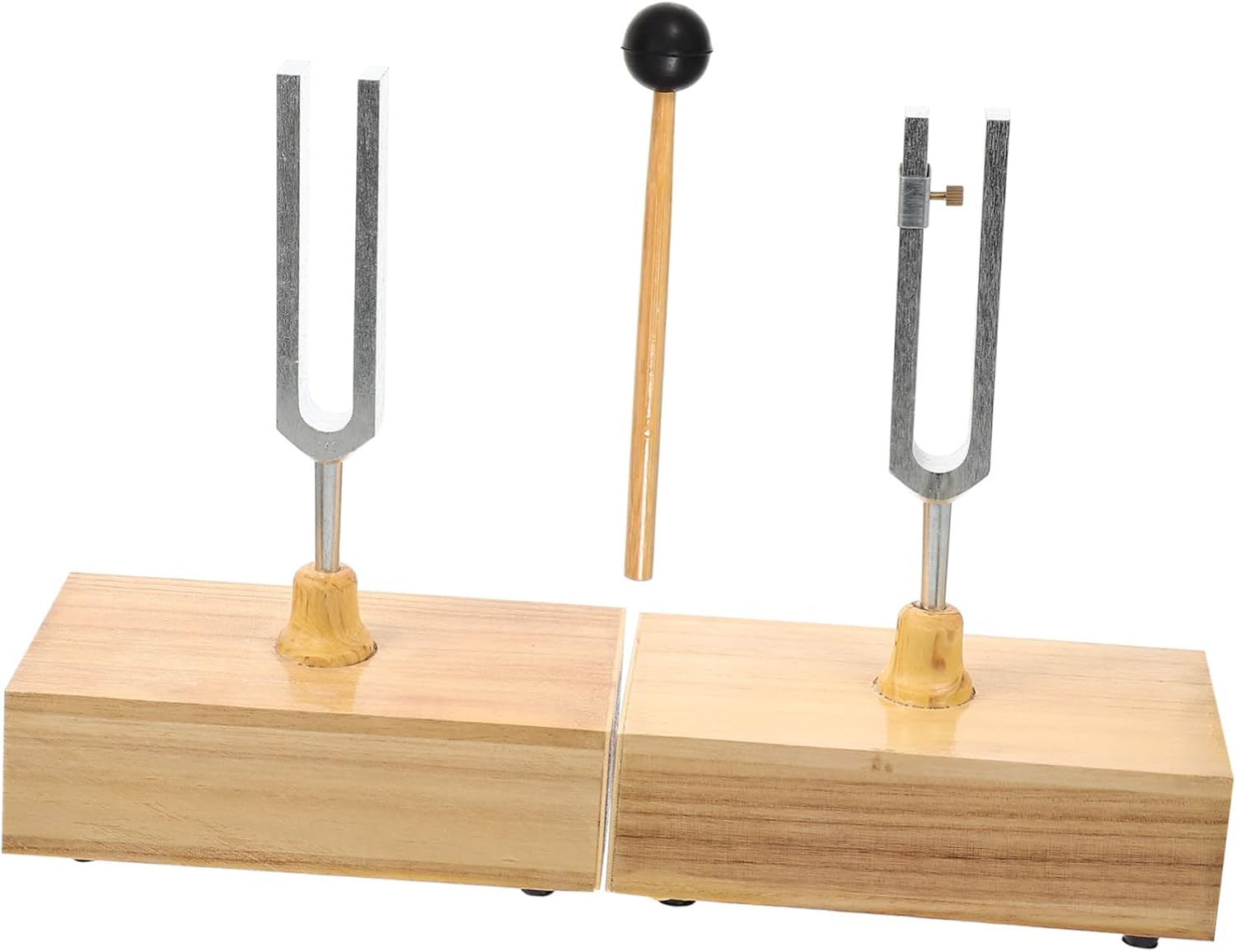 SHOWERORO Tuning Forks Crystals Experiment Tuning Fork Instrument Metal Measure Tape