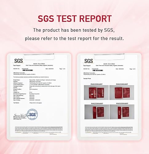 Miniatura 9 de menorah Brighten and Repair Rescue Sheet Masks (4 hojas) - Máscara facial con kombucha y extracto de naranja, hidratante y refuerzo de elasticidad,