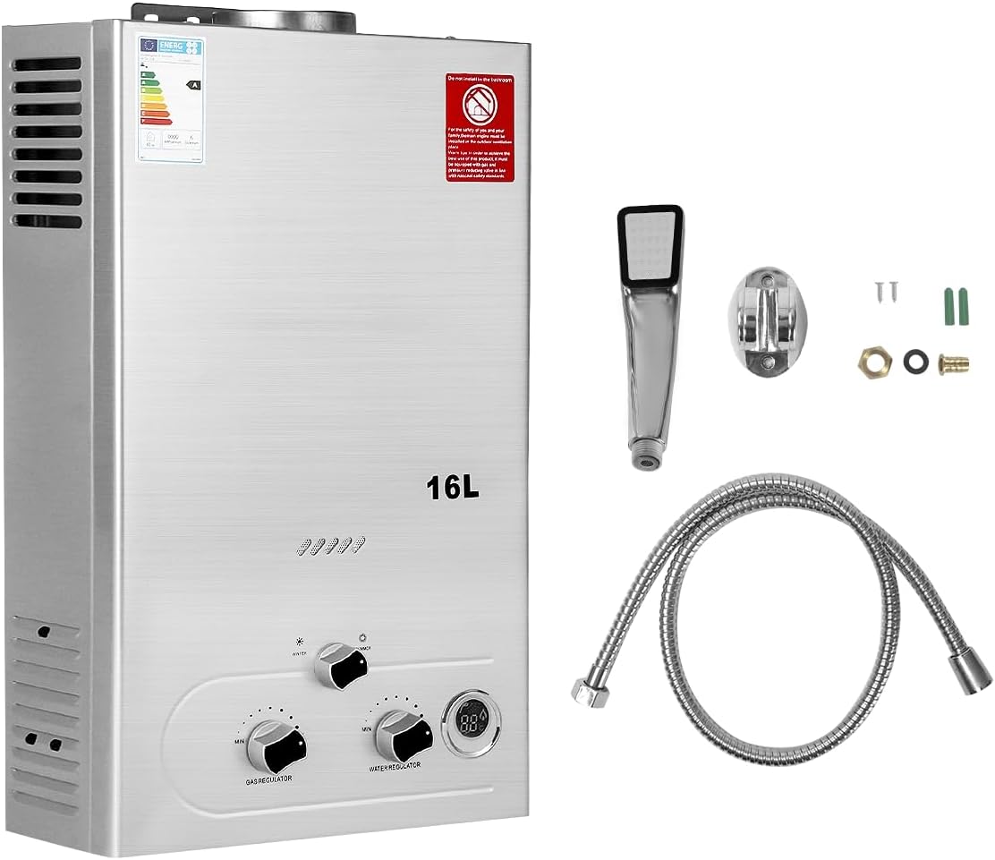 Chauffe-eau Gaz Instantané 8l Pour Maison Et Camping - Test Et Avis - Prix Maroc - Foto 5