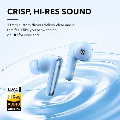 Miniatura 4 de soundcore by Anker Liberty 4 NC - Auriculares inalámbricos con cancelación de ruido, 98.5% de reducción de ruido, cancelación de ruido adaptativa a