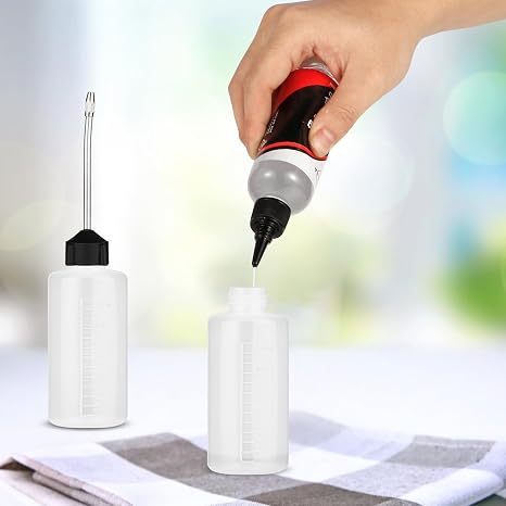 Sewing Machine Lubricant 4oz Mineral Oil with Applicator Brush