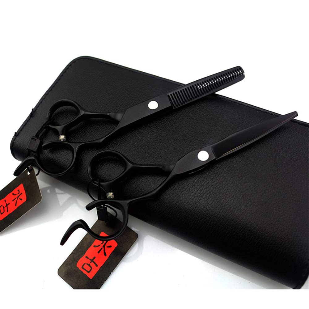 Juego Combinado de Tijeras de peluquería Profesional de Corte Fino y Plano, Kit de Tijeras de barbero de Corte preciso y Afilado, Mujeres y Hombres